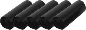 lot 3031 image: 5 Gallon 100 Counts Durable Disposable Kitchen Trash Bags Can Liners Small Garbage Bags for Office Waste Bin Bathroom Kitchen (Black)