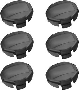lot 3080 image: 6 Pack X472000070 Speed Feed 400 Trimmer Head Replacement Spool Cover for SRM-225, SRM-230, PAS-225 Trimmer Heads, Weed Eater Cap (Black)