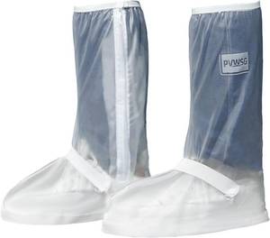 lot 3093 image: Waterproof Shoe Covers for Rain with Reflector Reusable Waterproof Rain Cover for Shoes Non-Slip PVC Snow Boot Covers