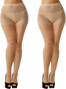 lot 3173 image: Buauty 2 Pairs 20D Tights for Women,Womens Sheer Black Tights,Soft Opaque Pantyhose and Stockings for Comfort and Elegance2