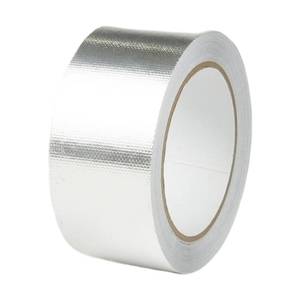 lot 3193 image: 2in x 66ft Reinforced Aluminum Fiberglass Tape High Temperature Resistant Muffler Tape Suitable for PipingHVACAutomotiveHeat and Sound Insulation Repair