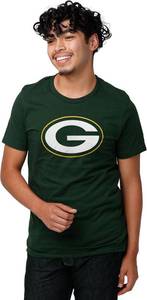 lot 3218 image: Small FOCO Mens NFL Team Primary Logo Team Color Short Sleeve T-Shirt