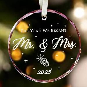 lot 3220 image: Couple Wedding Gifts 2025 Mr. & Mrs. Gifts, Bridal Wedding Gifts, Couple Wedding Gifts 2025, First Christmas Wedding Decorations, Bridal Shower Gifts, Glass Decorations