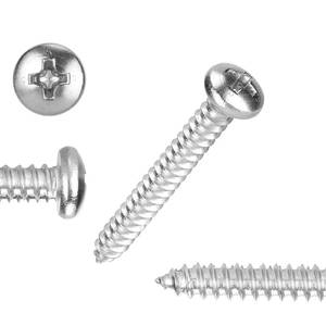lot 3235 image: 25PCS #10X4 Stainless Steel Phillips Pan Head Wood Screws,Stainless Steel 18-8 A2(304) Screw,Home Screw Kit by QISHENG