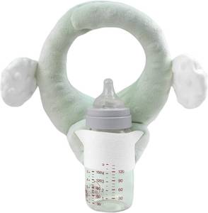 lot 3274 image: Bottle Holder Hands Feeding Pillow,Bottle Holder for Feeding,Adjustable Feed Pillow, Plush Bottles Support Pillows, Soft, Washable (No Bottles,Light Green)