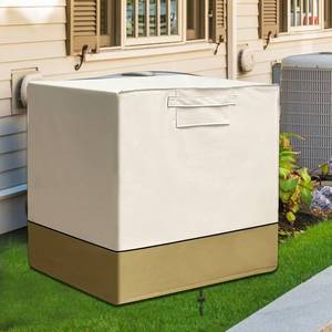 lot 4000 image: 36 x 36 x 39 inches Air Conditioner Cover for Outside Units 36 x 36 x 39 inches Central AC Covers for Outdoor Protection Water Resistant Windproof Design