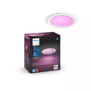lot 5013 image: 4 in. LED Color Changing Smart Recessed High Lumen Downlight with Bluetooth (1-Pack)