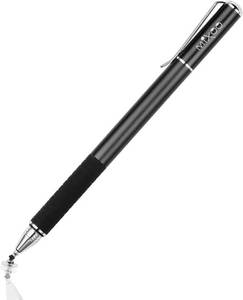 lot 5032 image: Mixoo Stylus Pen for Touchscreen, 2-in-1 Disc and Fiber Tip Sensitivity and Precision, Stylus for iPad, iPhone Tablet Phone Chromebook All Touch Screens Devices, Black
