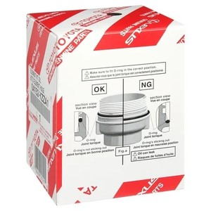 lot 5034 image: Toyota OE Engine Oil Filter 04152-YZZA1 - Weight 0.64 Pound - Height 4.1 Length 3.1 Width 3.1