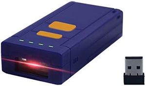 lot 5048 image: Alacrity Bluetooth Barcode Scanner 2D,3in1 Bluetooth 2.4G Wireless USB Wired Portable Mini Handheld Bar Code Reader,QR Datamatrix PDF417,Capture Barcodes on Screen,with Vibration Function