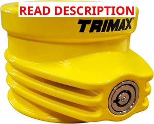 lot 5057 image: Trimax - TFW60-5th Wheel King Pin Lock-Heavy Duty Anti-Theft Trailer Lock, Rugged Alloy Construction, Weatherproof Epoxy Coating, Easy Installation