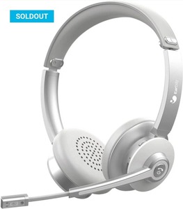 lot 5064 image: Earbay Bluetooth Headset, Wireless Headset with Microphone Noise Canceling & Mute, Wireless Headphones for Work, 28H Clear Talk for PC Computer Cell Phone Office Online Meetings Zoom Skype Call