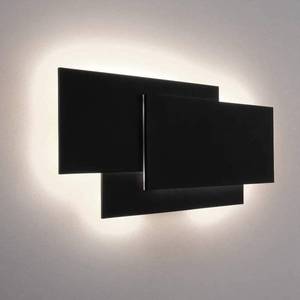lot 5067 image: 15.8-IN Ralbay 15.75 36W LED Modern Wall Sconce Indoor Matte Black Wall Mount Light for Living Room Bedroom Staircase Hallway Natural White 4000K