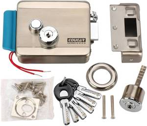 lot 5072 image: 788 Electric Electronic Door Lock 6pcs Computerized Doted Keys DC 12V Stainless Steel E-lock Support Wooden Glass Metal Door for Video Door Phone Doorbell Intercom Access Control