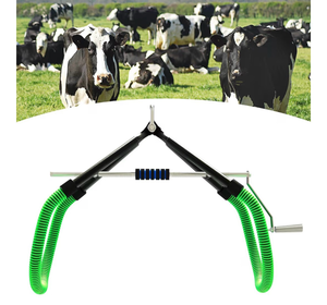 lot 556 image: Cow Hip Lift, 3306LB Cattle Hip Lift, Steel Stand Up Assist Device for Dairy Farm OB Milking Birthing Lame Cattle, Bovine Hip Lift for Cow Postpartum Aid and Severe Typhoid Fever - Retail $0