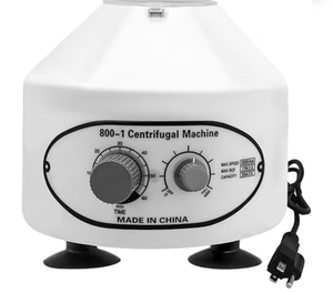 lot 558 image: Centrifuge Machine, Lab Benchtop Centrifuges, Desktop Electric Lab Laboratory Centrifuge Machine Lab Medical Practice wTimer and Speed Control - Low Speed,4000 RPM, Capacity 20 ML x 6-110v - Retail $0