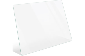 lot 575 image: WR32X10156 Refrigerator Glass Shelf Replacement, Refrigerator Upper Crisper Glass Compatible with GE, Refrigerator Glass Shelf Crisper Pan Insert Replaces 913911 AP3187848 AH300608 EA300608 PS300608 - Retail $0