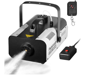 lot 604 image: Fog Machine 1000W with Wireless Remote Control and Manual Control, Professional Stage Smoke Machine for DJ Concert Halloween - Retail $0