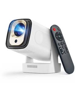 lot 9089 image: Auto Focus&1080P Magcubic Mini Smart Projector with 4K Support, Portable Projector with Wifi and Bluetooth, 5W Speaker, Built in Apps, Voice Control, Outdoor Movie Projector