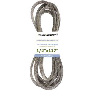 lot 9128 image: Lawn Mower Kevlar Deck Drive Belt 12 Inch x 117 Inch Replacement for 754-06134 CMXGZAM501081 490-501-C081 754P06134 490-501-M081 Cub Cadet Craftsman Troy-Bilt Ultima Series ZT1-42 KH Z510 Mustang Z42