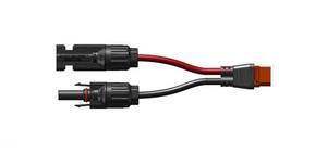 lot 9143 image: Valemo Solar to XT60 Adapter Cable 10AWG - Solar Panel to LiFePO4 BatteryPower Station Connector