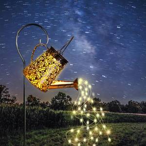 lot 9163 image: Solar Garden Watering Can Lights with Cascading Lights,Christmas Gifts Fairy Gardening Gifts for Mom,Christmas Solar Lights Outdoor,Solar Powered Fairy Light Outdoor,Decorative for Garden Decor