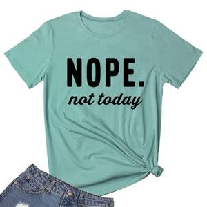 lot 9251 image: YITAN Women Casual Graphic Tees Round Neck T-Shirts Light Green Small