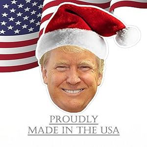 lot 9308 image: 5pk Trump Santa Yard Signs