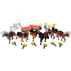 lot 30169 image: US Toy MX503 Horseback Riding, Set of 13