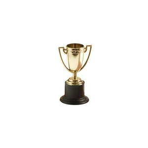 lot 30170 image: US Toy 4295 Small Gold Trophies - 6 Pieces