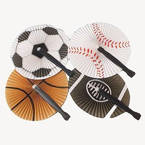 lot 30199 image: US Toy Company Sports Folding Fans