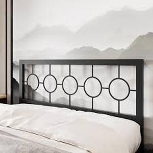 lot 30111 image: Avren Oriental Vintage Style Metal Platform Bed, Twin -Retail- $415.26