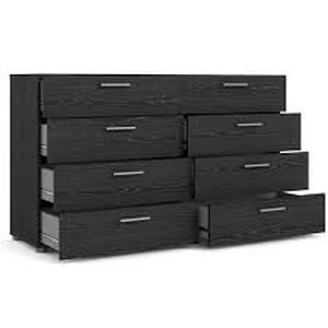 lot 30117 image: 8-Drawer Double Dresser -Retail- $265