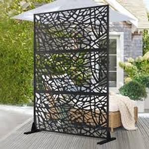lot 30138 image: Outdoor Metal Privacy Screen -Retail- $174