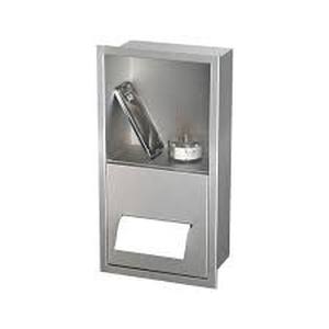 lot 30140 image: Recessed Toilet Paper Holder Niche with Storage