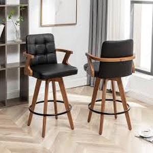 lot 30141 image: Lorant Swivel Stool (Set of 2) -Retail- $374