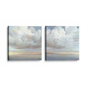 lot 30158 image: Layers of Light and Clouds Set of 2