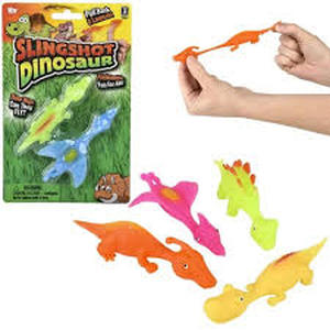 lot 30181 image: US Toy Company Slingshot Dinos - 4 Pcs
