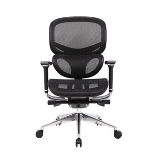 lot 29875 image: Boss Multi-Function Mesh Chair - Black