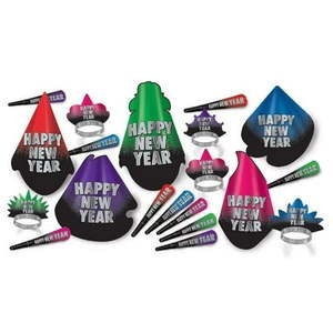 lot 29886 image: Beistle 88292-10 New Year Resolution Asst for 10