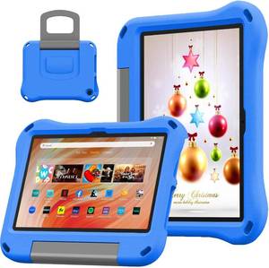 lot 29945 image: Riaour Kids Case for 10inch Tablet,(Compatible 13th11th Generation,20232021 Release),Shockproof Kid-Proof Cover with Protector Handle Stand Incompatible iPad Samsung TCL 10 inch Tablet. (Blue)