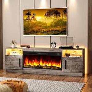 lot 29919 image: 36 In. Fireplace for 70 In. TV Stand