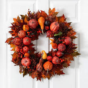 lot 29859 image: 28 In. pumpkin Wreath