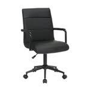 lot 29871 image: Stephanie Faux Leather Office Chair with Steel Base