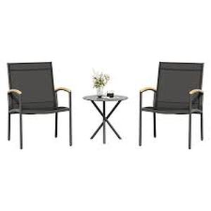 lot 29901 image: Happel Wicker 2-Person Patio Conversation Sets with Cushions