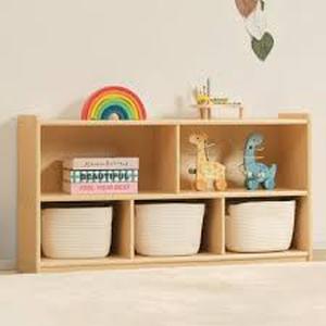 lot 29916 image: Montessori Shelf 5-Section Aldarcie Bookcase