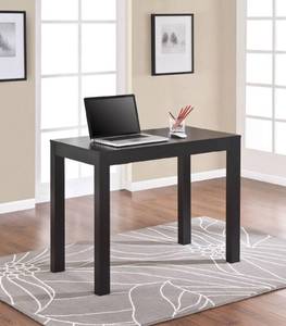 lot 28842 image: Ameriwood Parsons Desk with Drawer, White Finish