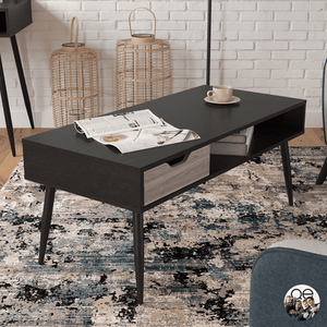 lot 28872 image: Room & Joy Grafton Coffee Table Black Oak