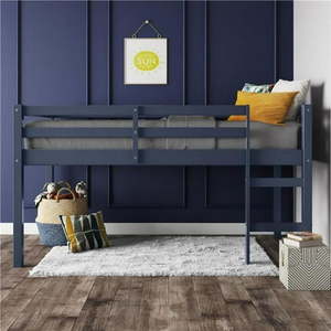 lot 28907 image: Dorel Living Milton Junior Twin Loft Bed in Blue