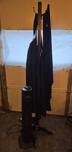 lot 20594 image: Lasko Tower Fan, Coat Rack And Aprons